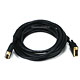 15ft 28AWG CL2 Dual Link DVI-D Cable - Black