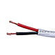 250ft 14AWG CL2 Rated 2-Conductor Oxygen-Free Pure Bare Copper Speaker Wire Cable (For In-Wall Installation)