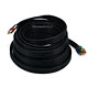 35ft 18AWG CL2 Premium 3-RCA Component Video Coaxial Cable (RG-6/U) - Black