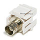 Product image for Keystone Jack - Modular BNC (White)