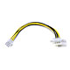 6-Pin Power Adapter Cable for PCI-Express - 10 inches