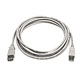 Product image for USB 2.0 A Male to A Female Extension 28/24AWG Cable - 15ft (Beige)