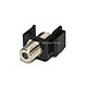 Product image for Keystone Jack - Modular F Type (Black)