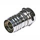 Product Image for [50pcs] Male F Connector - Crimp On Type w/ Attached Grip Ring For RG-6U   Quad Shield cable