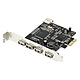 Image of PCI-Express USB 2.0 Controller Card 5x ports, NEC Chipset