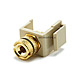 Product image for Keystone Jack - Banana Jack w/Black Ring (Beige) 