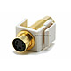 Product image for Keystone Jack - S-Video Jack (White) 