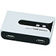 USB 2.0 Cross over Sharing Switch 2 to 2 with (2) A to B cable and power adapter