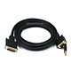 12ft 28AWG VGA & USB (A Type) to M1-D (P&D) Cable - Black