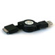 Product image for Sandisk SANSA E200 / E200R SERIES USB DATA CABLE RETRACTABLE - Black