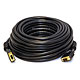 75ft Super VGA M/F CL2 Rated (For In-Wall Installation) Cable w/ Ferrites (Gold Plated)
