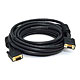 25ft Super VGA M/F CL2 Rated (For In-Wall Installation) Cable w/ Ferrites (Gold Plated)