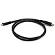 3ft 30AWG High Speed HDMI® Cable - HDMI® Connector to HDMI® Mini Connector - Black