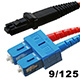 Image of Fiber Optic Cable, MTRJ (Male)/SC, Single Mode, Duplex - 3 meter (9/125 Type) - Yellow