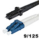 Image of Fiber Optic Cable, MTRJ (Male)/LC, Single Mode, Duplex - 3 meter (9/125 Type) - Yellow