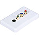 Image of 3 RCA Component / Toslink Optical Wall Plate (RGB Component + Toslink) - Coupler Type (Rev. 1.2)