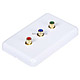 3 RCA Component Wall Plate (RGB) - Coupler Type