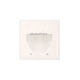 2-Gang Recessed Low Voltage Cable Wall Plate - White