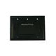 3-Gang Recessed Low Voltage Cable Wall Plate - Black