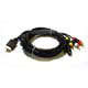 Product image for S-video/AV cable for PS2/PS3 Sony Playstation (gold plate)