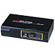 2-Way SVGA VGA Splitter Amplifier Multiplier 400 MHz - Black (No Logo)