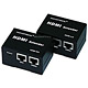 Product image for HDMI Extender using Cat5e cable extending upto 50 Meter, Supporting DDC & HDCP </b><br><font color=#CC0000>(Limit 10 per Customer)</font><b>