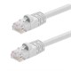 Product image for 2FT 24AWG Cat6 550MHz UTP Ethernet Bare Copper Network Cable - White 