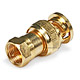 BNC Male to F Male Adaptor - Gold Plated