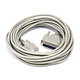 25ft AT Modem DB9F/DB25M Molded Cable