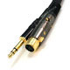 3ft Premier Series XLR Female to 1/4inch TRS Male 16AWG Cable (Gold Plated)