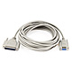 25ft Null Modem DB9F/DB25M Molded Cable