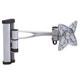 Image of 2 Way Adjustable Tilting Wall Mount Bracket for LCD LED (Max 33 lbs, 13~23 inch), Silver