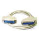 Product image for 6ft Null Modem DB25 M/M Molded Cable  