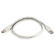 Product image for USB 2.0 A Male to A Female Extension 28/24AWG Cable - 3ft (Beige) 