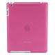 Premium Polycarbonate Case w/ Rubber Coating for iPad® 2, iPad 3, iPad 4 - Pink