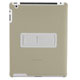 Premium Polycarbonate & Synthetic Leather (Polyurethane) Stand Case for iPad® 2 - Gray
