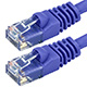 20FT 24AWG Cat6 550MHz UTP Bare Copper Ethernet Network Cable - Purple