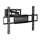 Image of Adjustable Tilting/Swiveling TV Wall Mount Bracket for LCD LED Plasma Corner Friendly (Max 110 lbs, 32~50 inch), BLACK (No Logo)