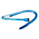 18inch SATA Data and Power Combo Cable - UV Blue