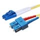 Image of Fiber Optic Cable, LC/SC, Single Mode, Duplex - 3 meter (9/125 Type) - Yellow