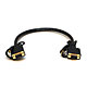 1.5ft Super VGA HD15 M/M Cable w/ Stereo Audio and Triple Shielding