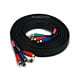 10ft 22AWG 5-RCA Component Video/Audio Coaxial Cable (RG-59/U) - Black