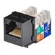 Image of Cat5E Punch Down Keystone Jack - Black