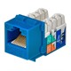 Image of Cat5E Punch Down Keystone Jack - Blue