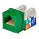 Image of Cat5E Punch Down Keystone Jack - Green