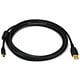 6ft USB 2.0 A Male to Mini-B 5pin Male 28/24AWG Cable w/ Ferrite Core (Gold Plated)