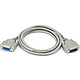 6ft DB15 M/F 1:1 Molded Cable - Beige