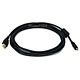 10ft USB 2.0 A Male to Mini-B 4pin Male 28/24AWG Cable w/ Ferrite Core (Gold Plated)