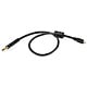 Image of 1.5ft USB 2.0 A Male to Micro 5pin Male 28/24AWG Cable w/ Ferrite Core (Gold Plated)