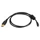 Image of 3ft USB 2.0 A Male to Micro 5pin Male 28/24AWG Cable w/ Ferrite Core (Gold Plated)
